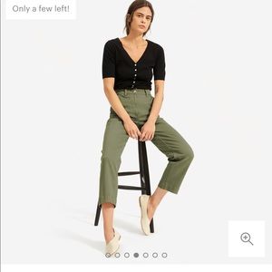 Everlane cropped straight leg pant